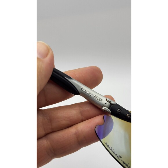 HARLEY DAVIDSON Biker Gray Riding Sunglasses  Mirror Blue Lens  B -D Z87+ - Picture 8 of 9